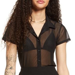 B.P. Sheer button up